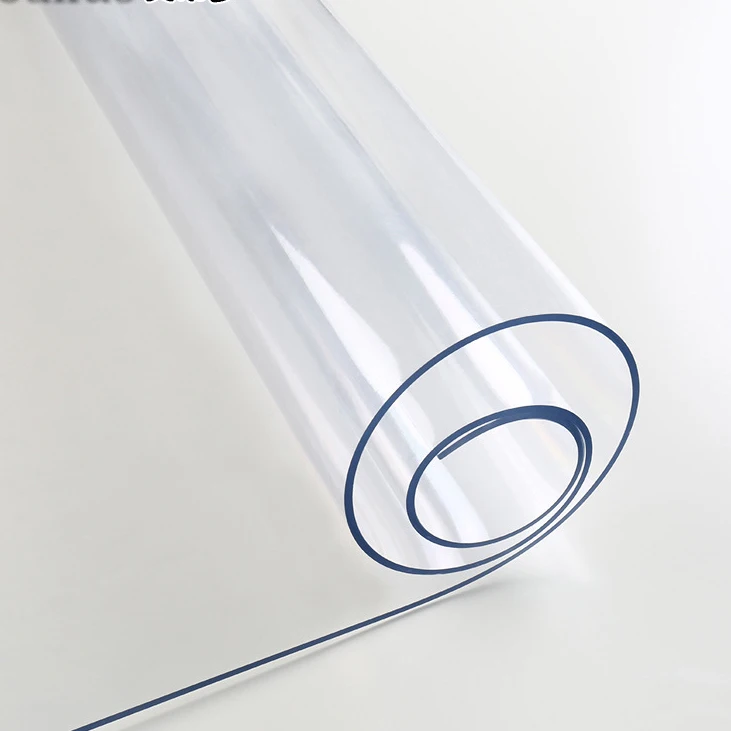 ПВХ прозрачная скатерть из мягкого стекла Прямоугольная Водонепроницаемая