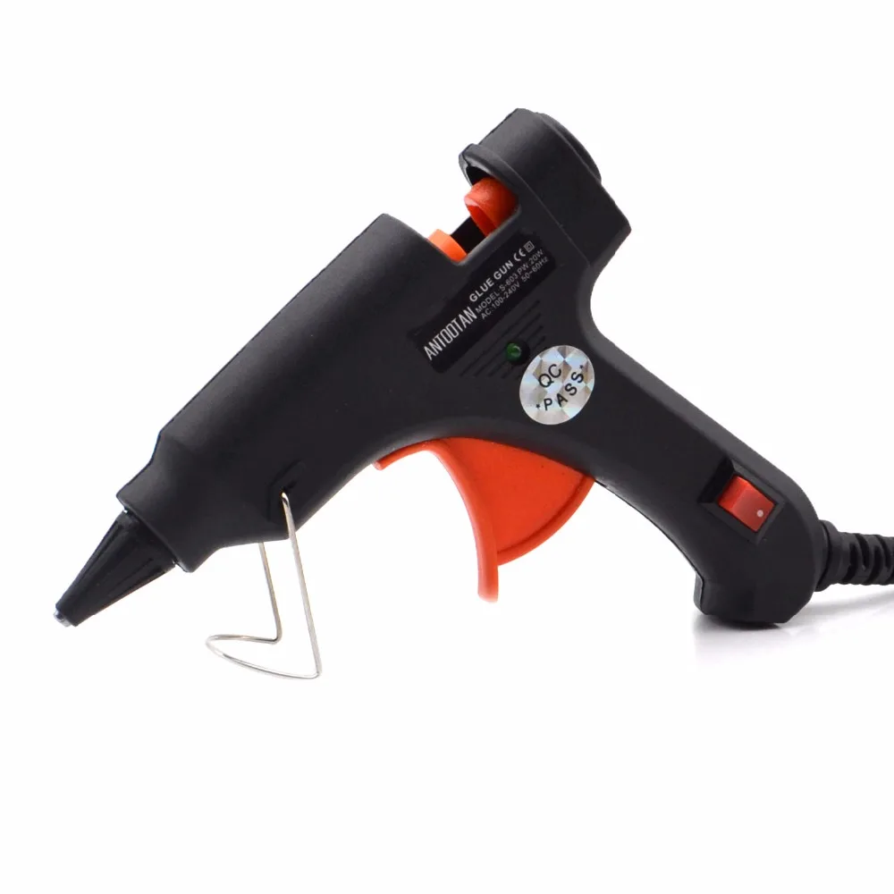 Профессиональный клеевой пистолет 20 Вт с термоклеем практичный беспроводной