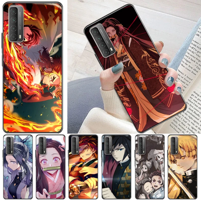 

Demon Slayer Kamado Nezuko Kamado Tanjirou Agatsuma Zenitsu Kimetsu No Yaiba Phone Case For Huawei P Smart Z 2019 2021 Cases