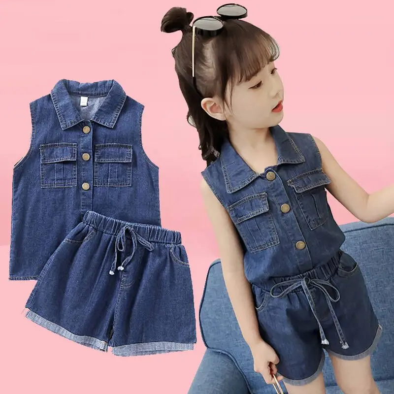 Детская одежда для девочек Одежда детей от 7 лет летние джинсы маленьких 12