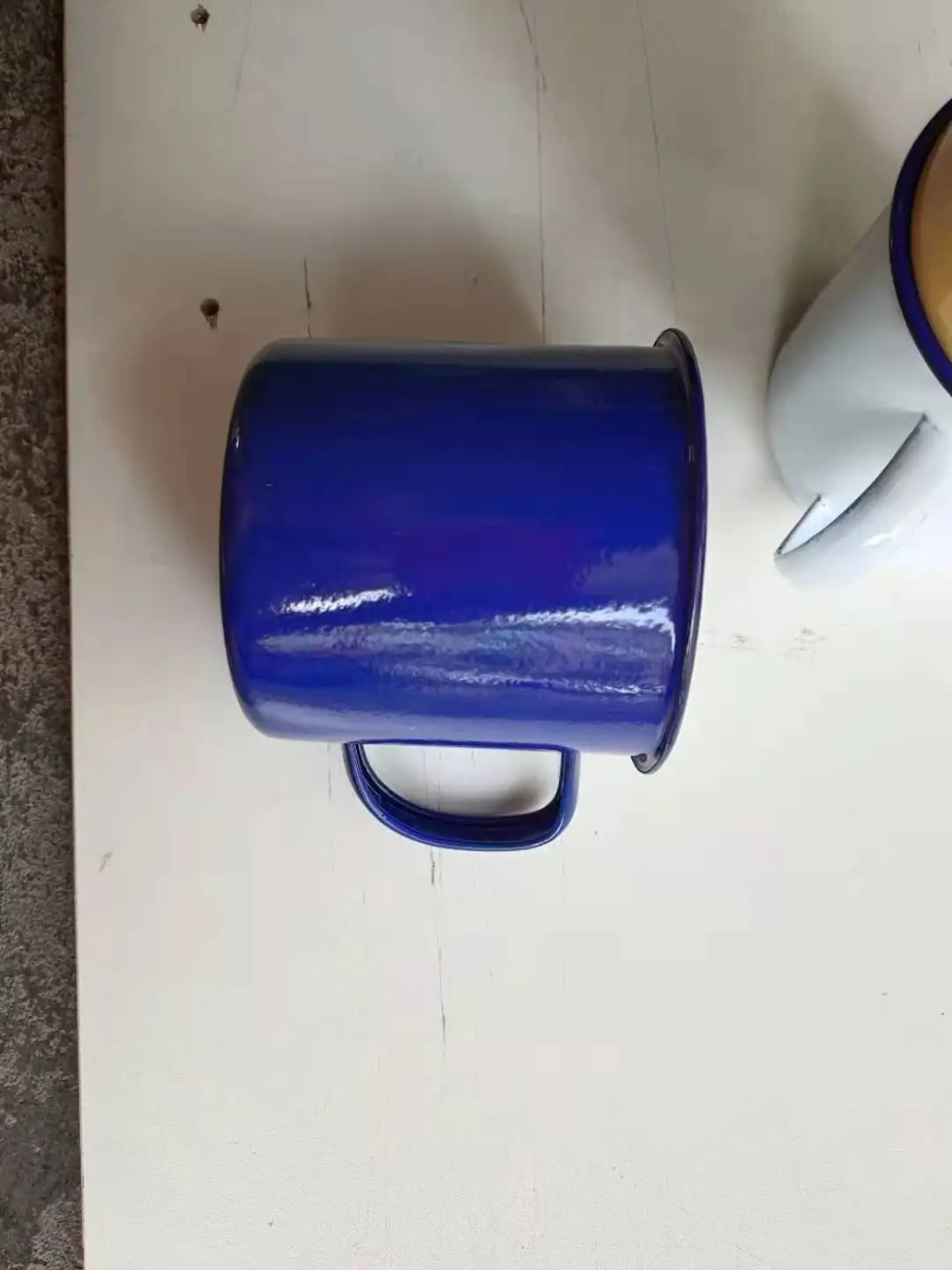 Чайная чашка с принтом RUIDA покрытая эмалью ностальгическая креативная винтажная