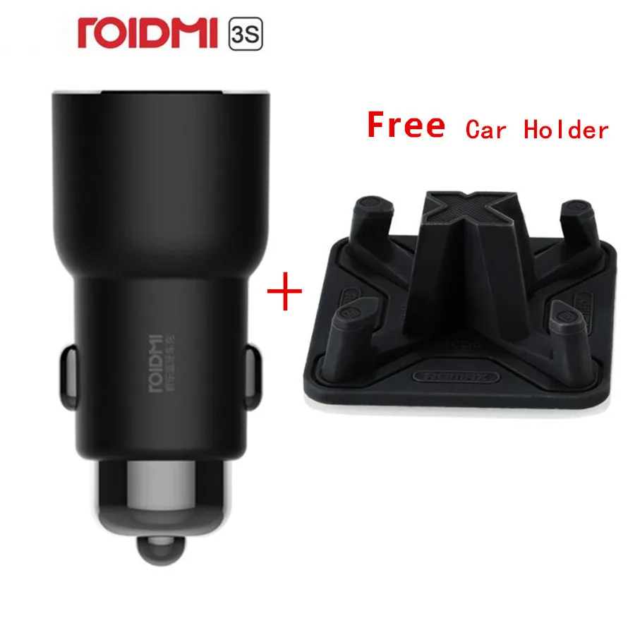Оригинальное автомобильное зарядное устройство ROIDMI 3S Bluetooth 5 в 3 4 А музыкальный