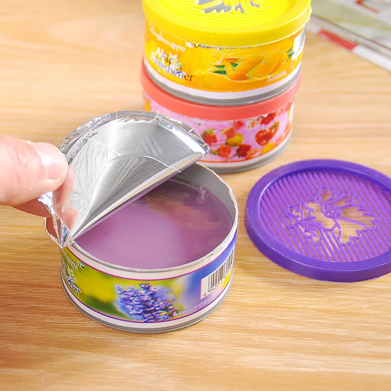 

70g Scent Air Freshener Car Auto Decor Fruit Flower Indoor Home Bathroom Solid Ornament Decor Fragrance Diffuser 9449 7801