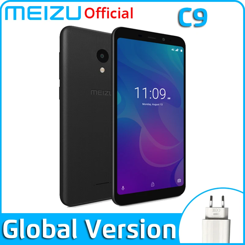 Meizu C9 Pro M9C смартфон, глобальная версия, четырехъядерный процессор, 3 ГБ, 32 ГБ, 5,45 дюйма, полный экран, 3000 МП камера, мА/ч, мобильный телефон