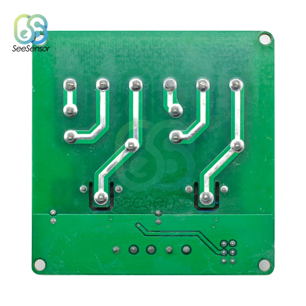Двухканальный релейный модуль 5 В 12 24 30 А с изоляцией оптрона высокий и низкий