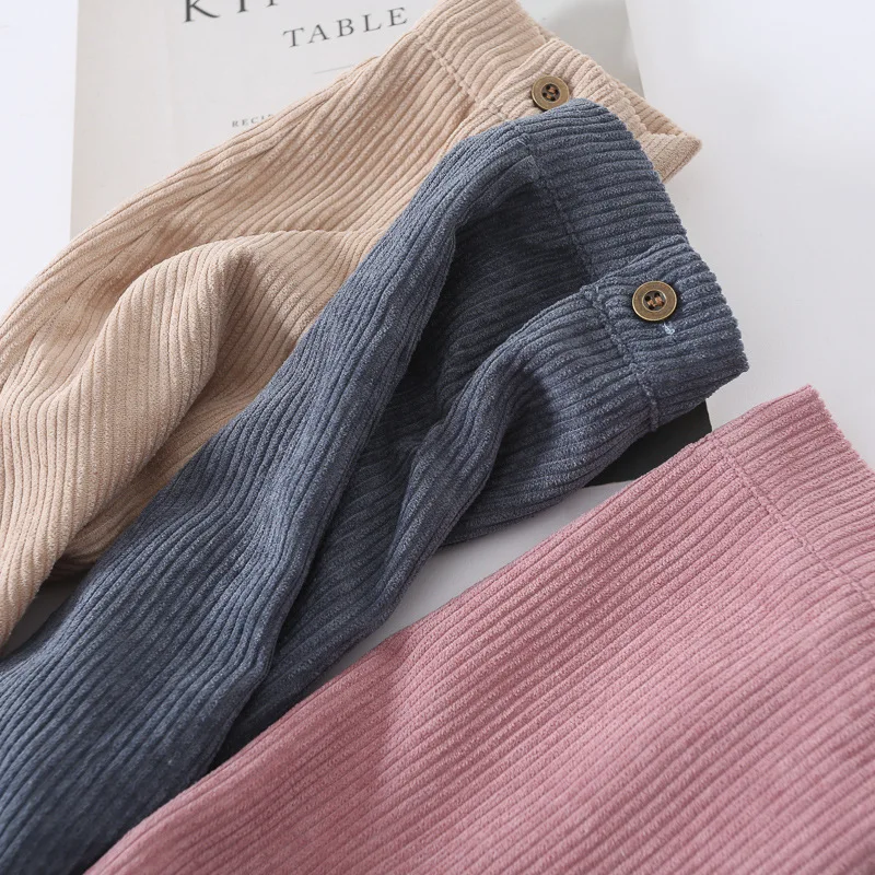

Autumn Women Solid Corduroy Vintage Blouse Batwing Sleeve Oversized Shirt Fall Casual Plus Size 4XL Tops Feminina Blusa T06607F