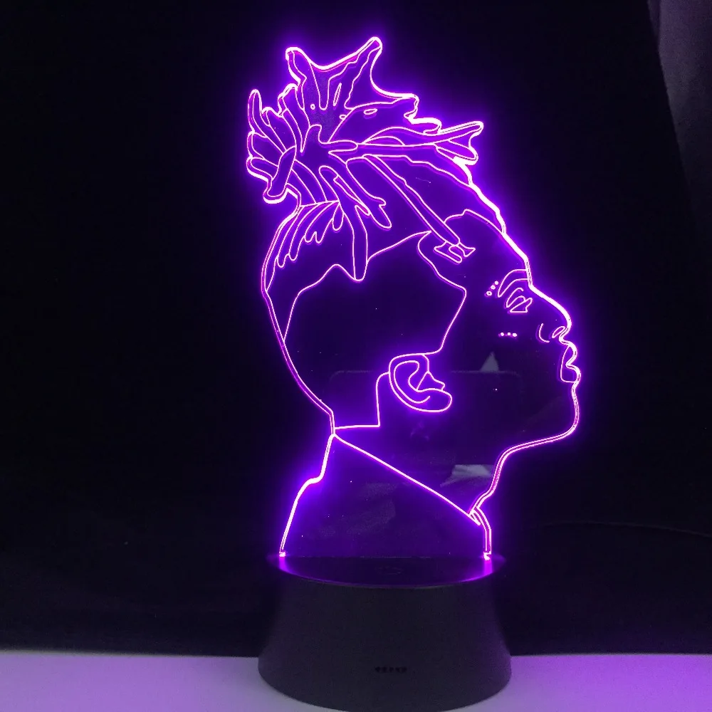 

Famous Rapper 3D LED Night Light Illusion 16 Colors Changing Table Lamp Child Bedside Decoration Lamp DropShipping