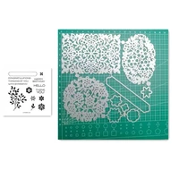 2021 metal cutting dies and stamps stencil for diy scrapbooking decorative embossing paper card dies cutting flowering vine