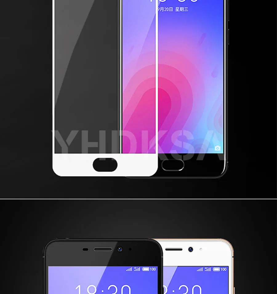 9D защитное стекло на Meizu M6 M5 M3 Note M6S M6T M5S M5C M3S M8 Pro 7 Plus Защитная пленка для экрана из закаленного стекла