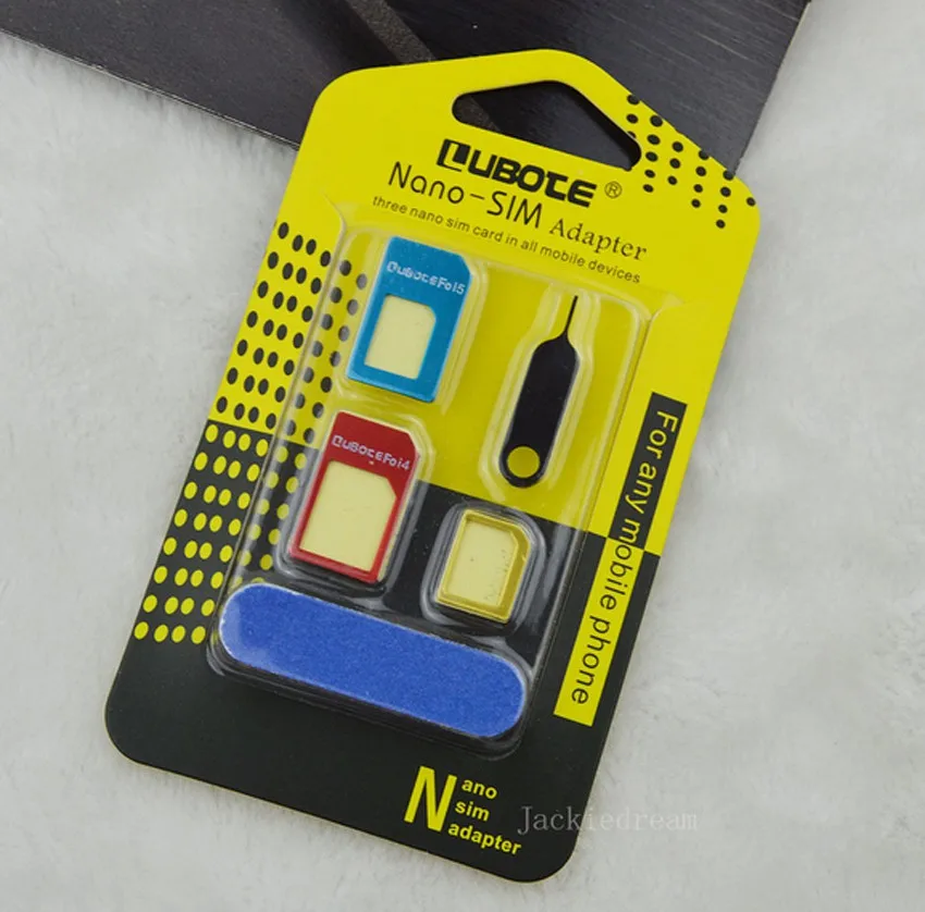Адаптер-конвертер Nano Sim-карты в Micro Стандартный адаптер для Iphone 4 4s 6 s Ipad 3 Samsung S6 Edge