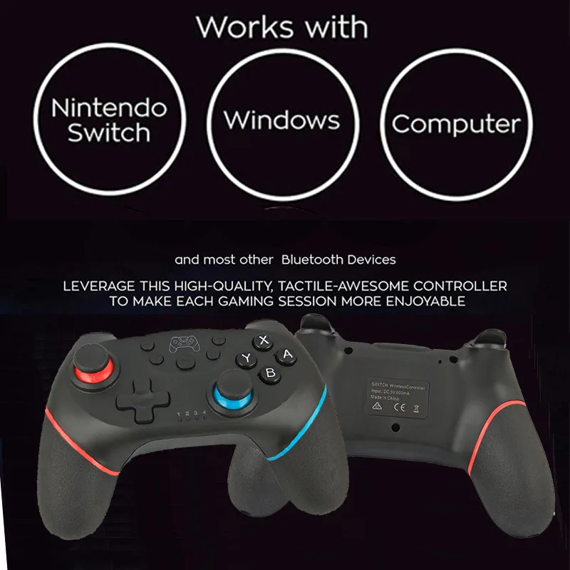 Стиль производители прямые продажи nintendo Switch Bluetooth Беспроводная игровая ручка аксессуары с валом соматосенсорные Suppo