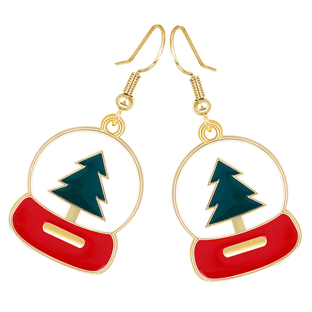 

1 пара креативных заушников, элегантные ушные аксессуары, Рождественский Декор