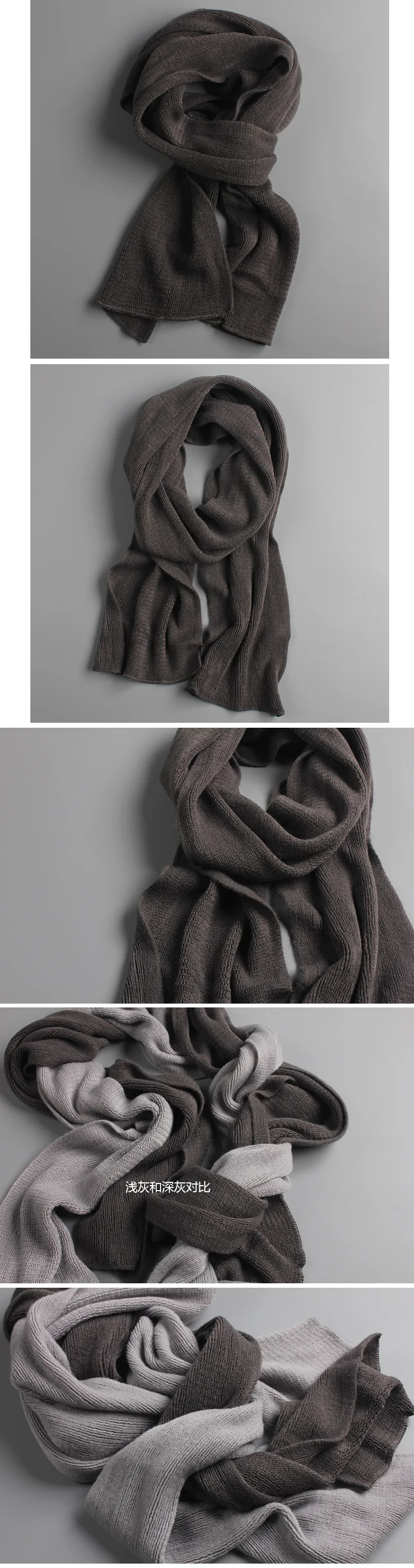 NEW arrived men scarf knit spring Unisex Thick Warm winter scarves long size male cashmere warmer women's scarves