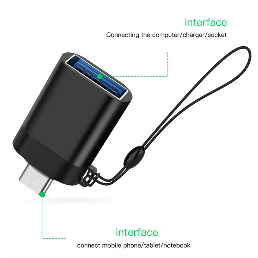 OTG type-c usb c адаптер micro type usb-c 3 0 зарядный преобразователь данных для samsung galaxy s8 s9 note 8