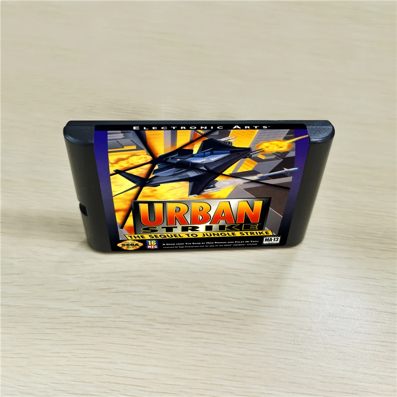 Urban Strike 16 битный игровой картридж MD для консоли MegaDrive Genesis|Запасные части| |