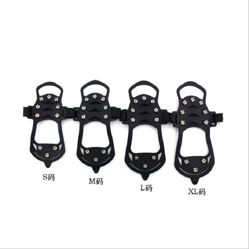 

Wirezoll crampons shoe spikes with stainless steel teeth and silicone band