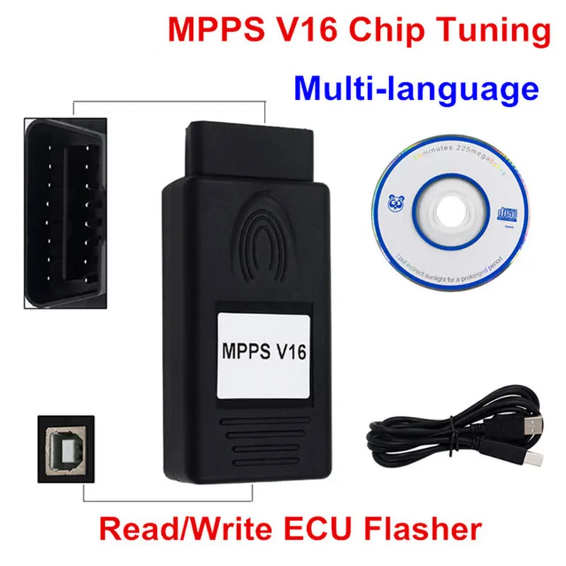 

Vehemo OBD2 Scanner Auto Diagnostic Tool Coding Auto Tools OBD2 MPPS V16 Black CABLE Cars OBDII Code Reader Auto Diagnostic Tool