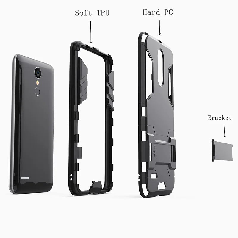 Для LG G5 чехол Armor kickstand для телефона K8 K10 V20 Stylo4 LV3 LV5 G6 G7 Q6 V30 | Мобильные телефоны и