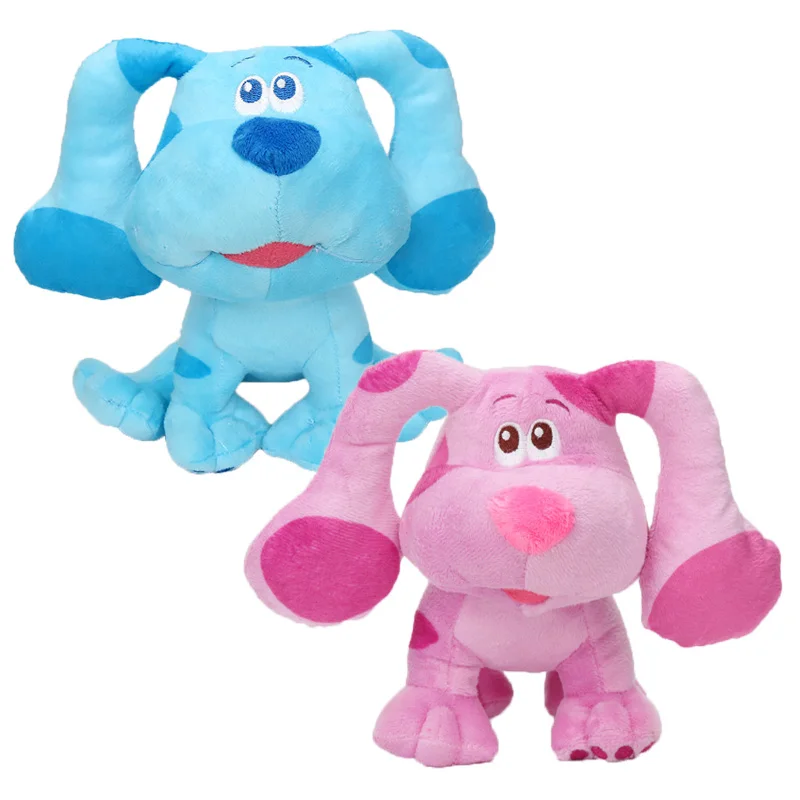 

18cm Blue's Clues & You! Beanbag Stuffed Doll Cartoon Blue Pink Spotted Dog Plush Toys Blue's Clues Plush Doll Toys