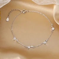 925 sterling silver crystal star charm bracelet bangle for women elegant wedding jewelry %d0%b1%d1%80%d0%b0%d1%81%d0%bb%d0%b5%d1%82 sl073