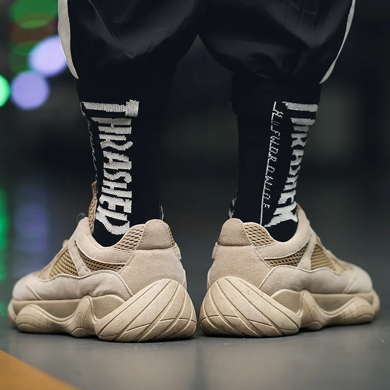 Кроссовки мужские на платформе массивная Вулканизированная толстая подошва