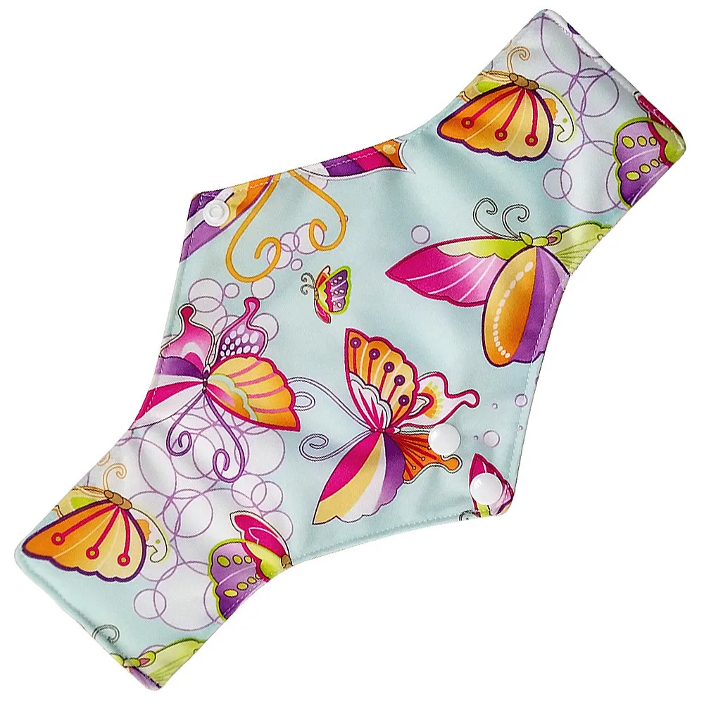 Многоразовые бамбуковые моющиеся менструальные прокладки Mama гигиенические для