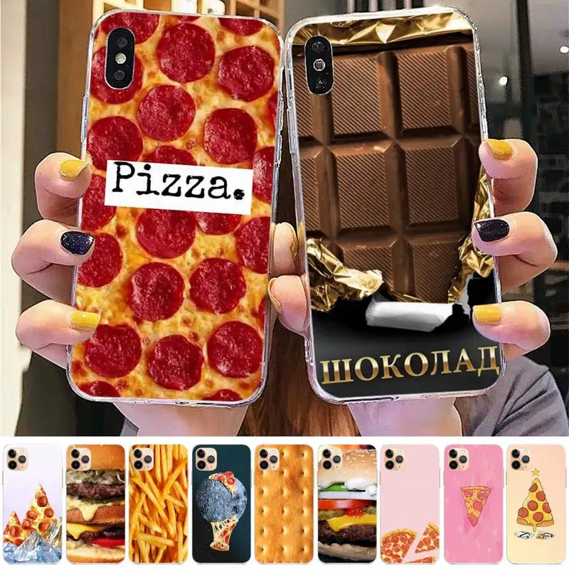 

Food Dessert Chocolate beer cheese Phone Case for iphone 13 8 7 6 6S Plus X 5S SE 2020 XR 11 12mini pro XS MAX