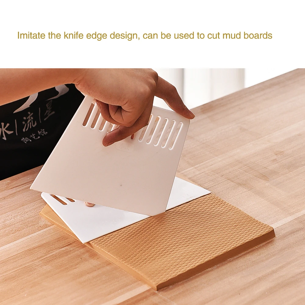 2 шт. трапециевидный пластиковый скребок для керамики | Дом и сад