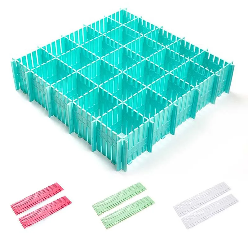 2/4 Pcs Grid Drawer Divider DIY Adjustable Cabinet Storage Household Necessities Organizer Tools | Дом и сад
