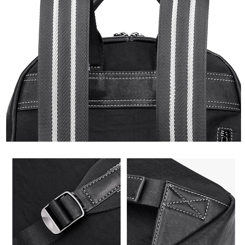 

BISON DENIM Vegetable Tanned Genuine Leather Backpack 15 inches Laptop Bag Male Travel Backpack Schoolbag For Teenager N2955