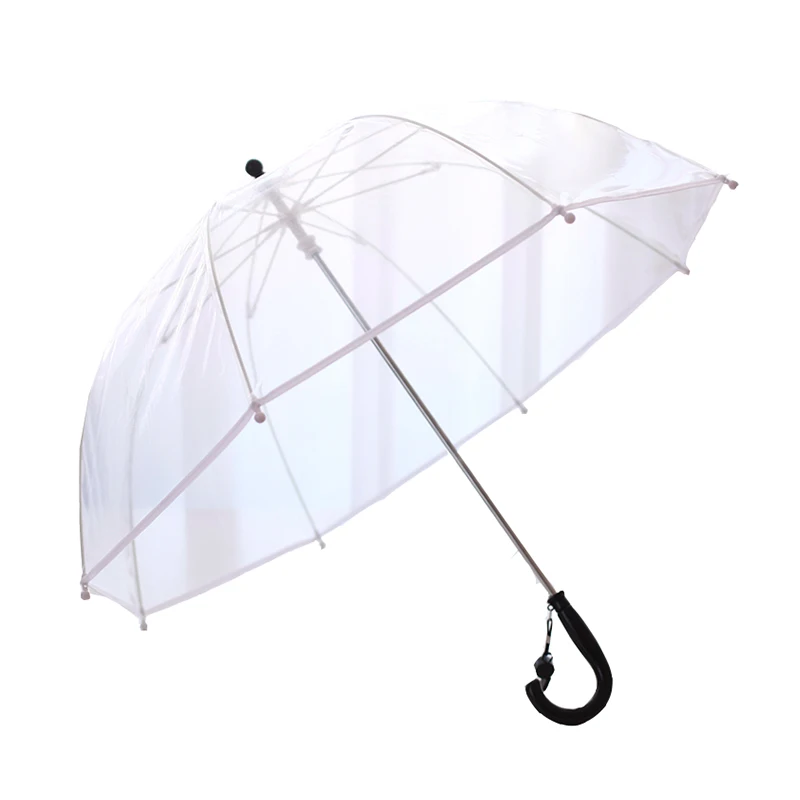 

Cute Automatic Umbrella Long Handle Transparent Wave Point Umbrella Sunny Rainy Parasolka Damska Household Merchandises EF50UB