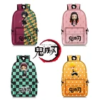 Рюкзак с изображением рассекающего демонов киметасу, сумка No Yaiba, рюкзак Kamado Tanjirou, креативные школьные сумки, модная женская сумка для ноутбука