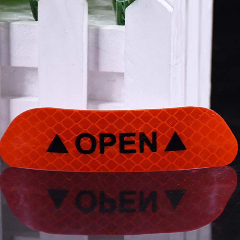 Наклейки на дверь машины универсальная защитная предупреждающий знак открытые