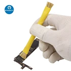 Антистатическая щетка с двойной головкой, изоляционная жесткая щетка, инструмент для удаления пыли и ремонта электростатического разряда, безопасный Комплект для детской платы PCB BGA SMD