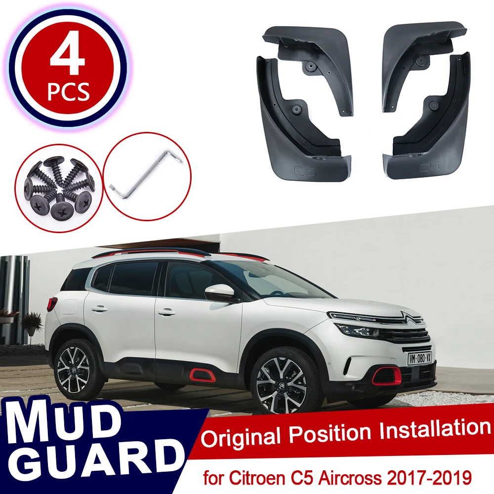 Брызговики для Citroen C5 Aircross 2017 2018 2019 брызговики Автомобильные передние и задние