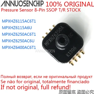 Pressure Sensor MPXHZ6115AC6T1 MPXHZ6115A6U MPXHZ6250AC6T1 MPXHZ6250AC6U MPXHZ6400AC6T1 8-Pin SSOP SMD free shipping in stock