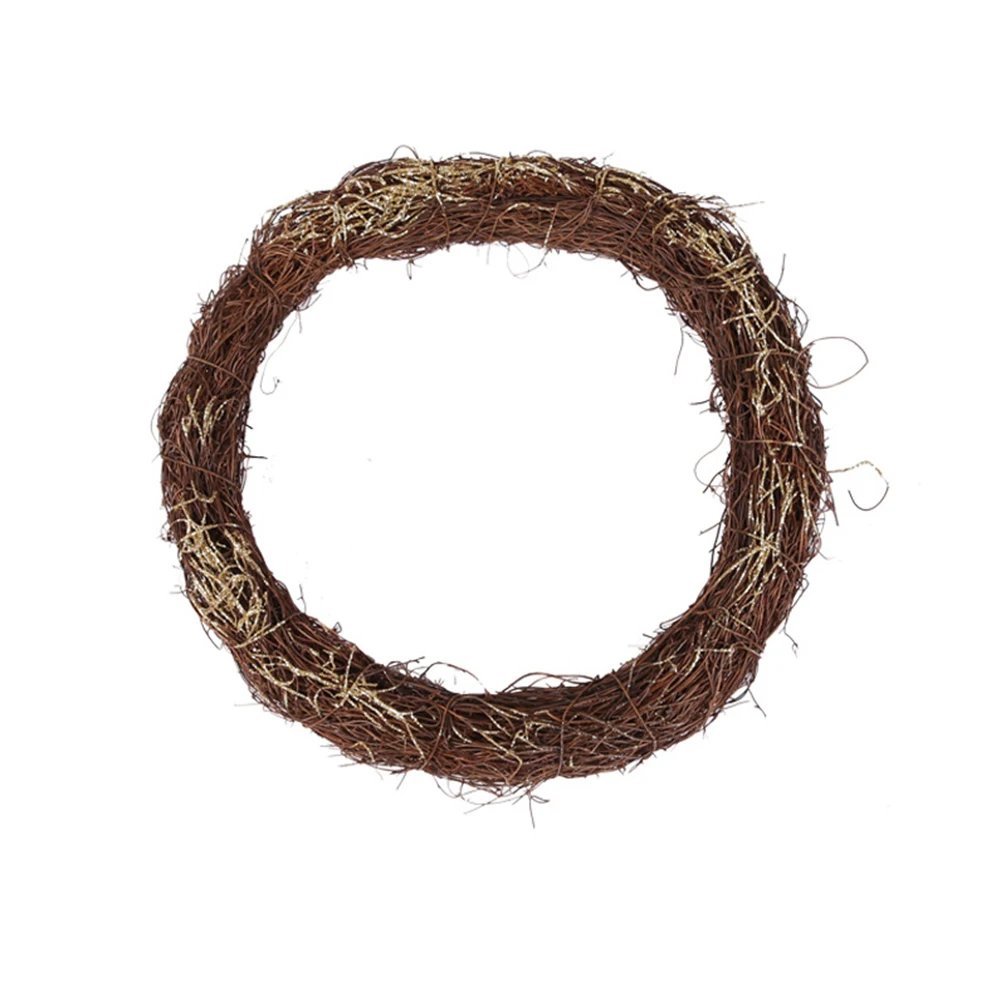 Натуральное сухое ротанговое кольцо Рождественская гирлянда сделай сам