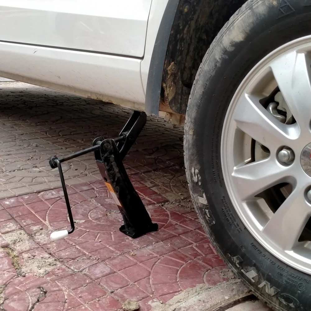 

Car Foldable Hand Jack Rocker Folding Handle Scissor Jack Rocker General Jacks Car Tools Scissor Jack Handle Portable Car Repair