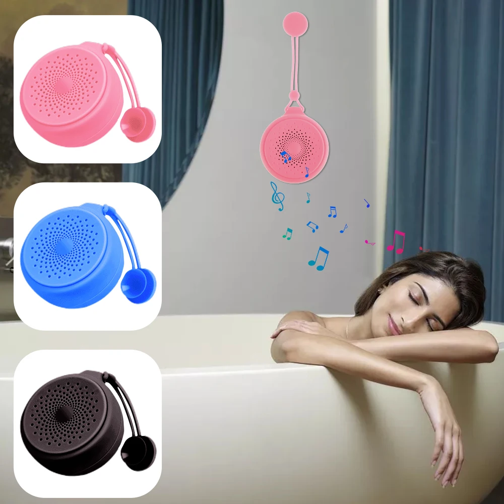 Беспроводная Водонепроницаемая Bluetooth Колонка IPX7 с поддержкой Mp3 и душевой