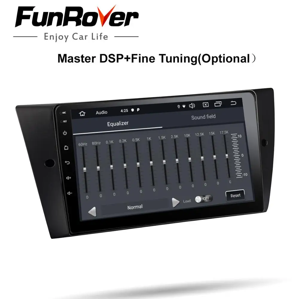 FUNROVER android 9 0 2.5D + IPS 2 din Автомобильный Радио мультимедийный плеер для BMW E90 E91 E92 E93 320
