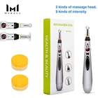 Электрическая электронная ручка для иглоукалывания, Лазерная акупунктура, магнитная терапия, лечение, массажная ручка, меридиан, энергия, Masajeador, Прямая поставка