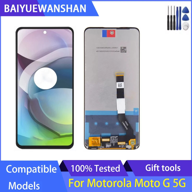 

Original New LCD For Motorola MOTO G 5G Display With Touch Screen Digitizer Assembly For Moto G5G LCD replacemen