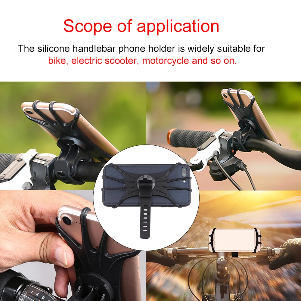 Держатель для телефона xiaomi вращающийся на 360 градусов кронштейн руль мотоцикла