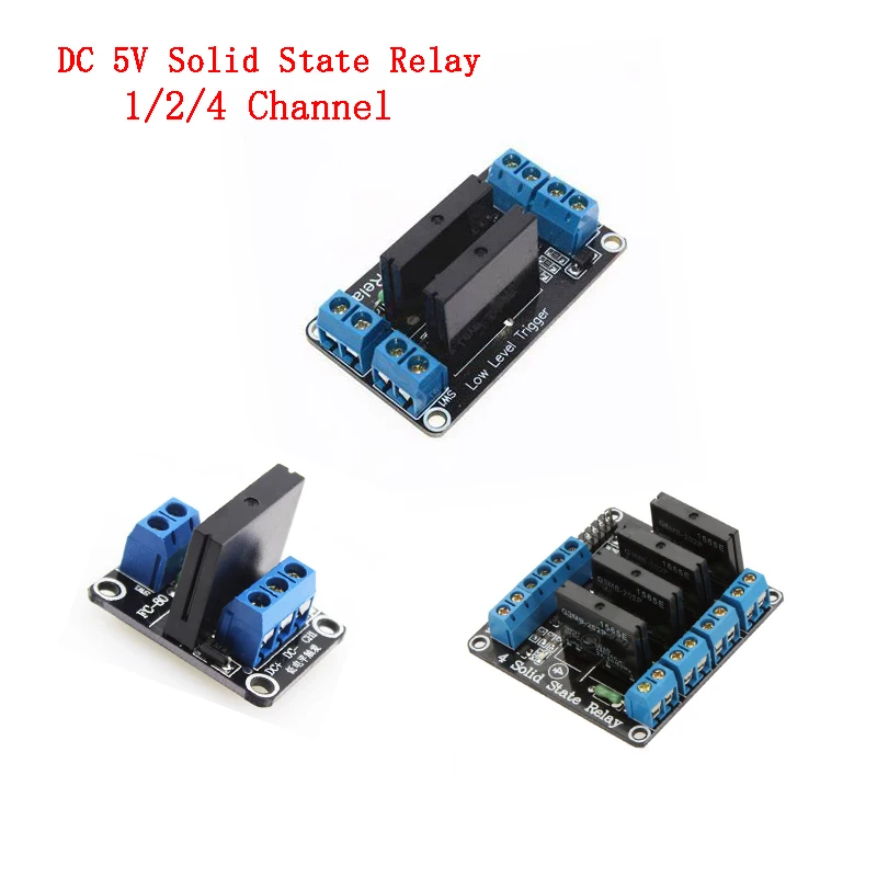 DC 5 V твердотельные реле постоянного тока 1/2/4 канала модульный переключатель