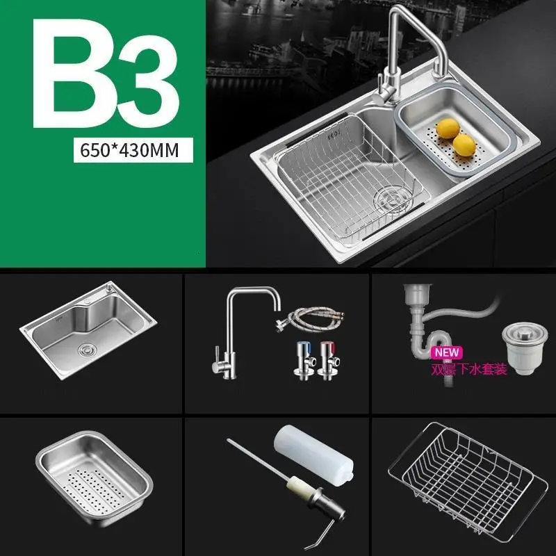 Ze Stali Nierdzewnej кухня Afwasbak Evier Inox Umywalka кран Lavandino Pia Cozinha De Cocina Lavabo Fregadero кухонная раковина