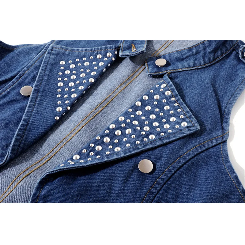 Весна-Осень 2020 джинсовый жилет пальто женская куртка повседневные жилеты