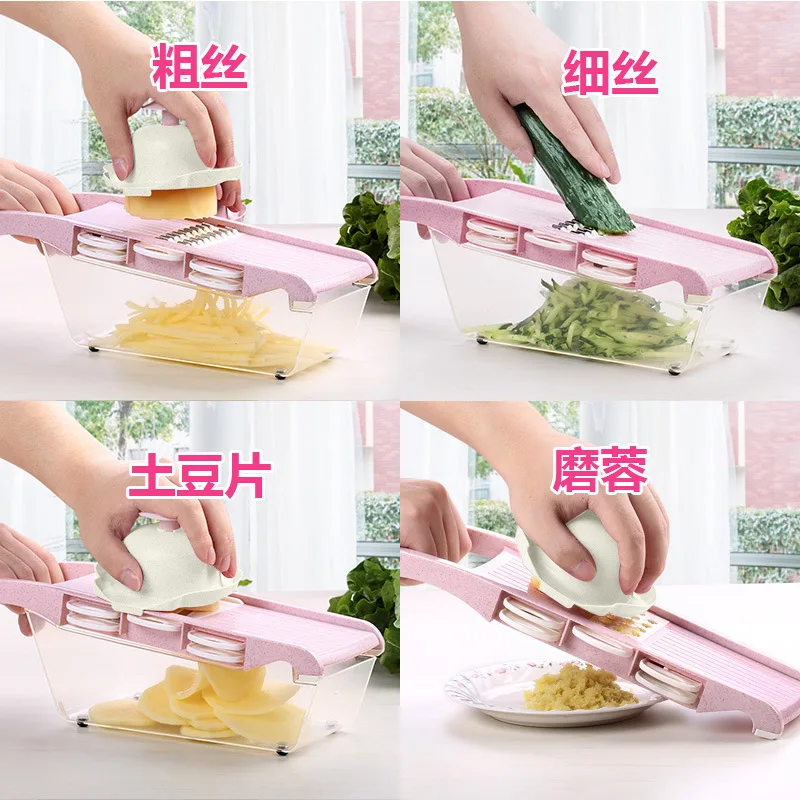 

Shredder kitchen straw multifunctional vegetable cutter shredder manual shredder slicer slicer vegetable slicer