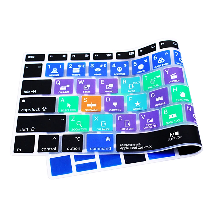 Обложка для клавиатуры ulticut Pro X силиконовая MacBook новинка Air 13 дюймов выпуск 2018 года