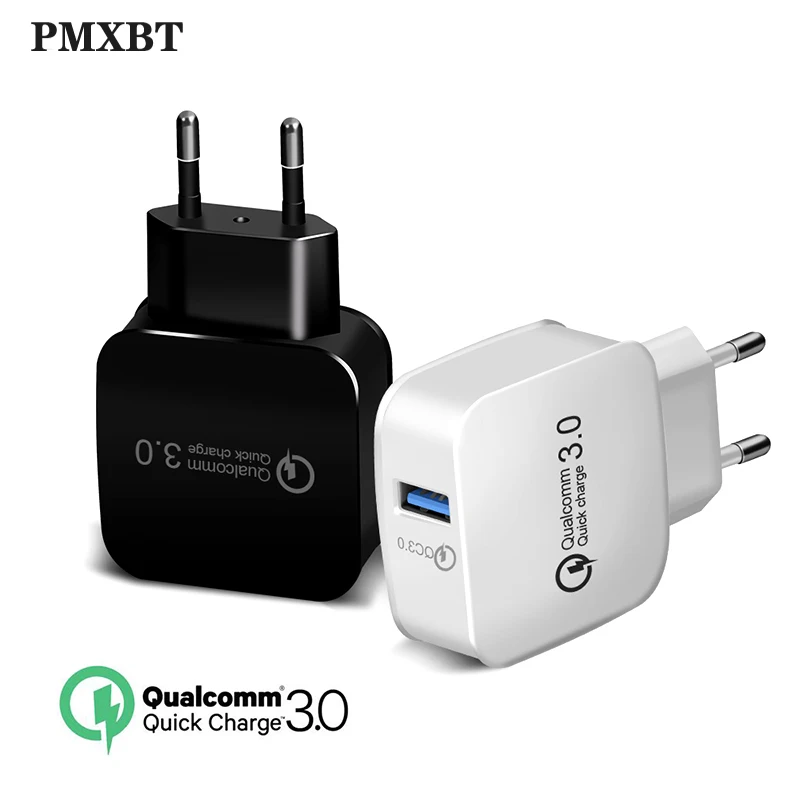 18 Вт Quick Charge 3 0 USB зарядное устройство для iPhone 11 Por Max QC3.0 ЕС США настенный мобильный