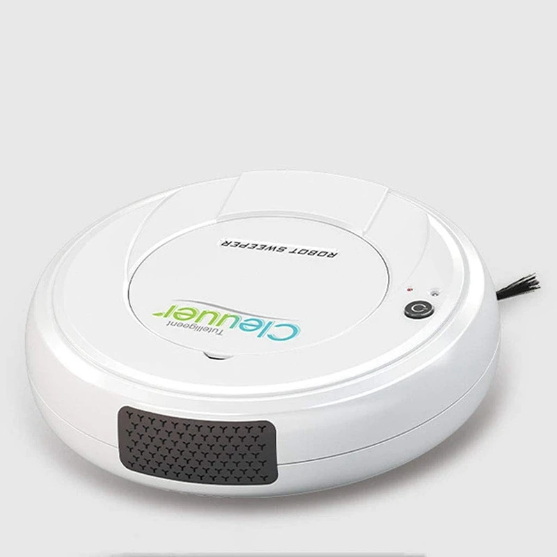 

3-In-1 Automatic Robot Vacuum Cleaner Rechargeable Smart Robot er Floor Auto Cleaning Mop er,White